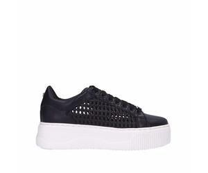 Cult Sneakers Nera Platform Traforata da Donna - 37