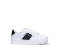 Cult Sneakers Ragazzo Bianco Tessuto, Pu 17T-011-WHT-A060802