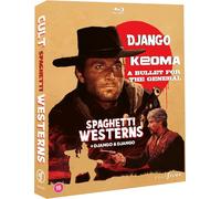 Cult Spaghetti Westerns Boxset (Django & Tarantino Bonus + Keoma + Bullet for the General (Region Free)