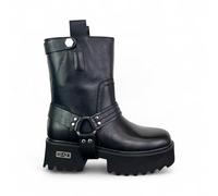 Cult Stivaletto CLW456000 CHER 4560 MID W LEATHER BLACK Nero 37