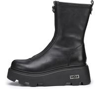Cult stivaletto donna in vera pelle con cerniera anfibio donna con platform