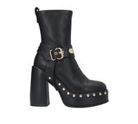 Cult Stivaletto Nero con Plateau e Borchie t.12-37