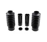 Cult-Werk, kit copritubo forcella in 6 pezzi lungo. Nero lucido Indian : 18-22 S