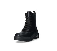 Cult Young Stivaletto Donna T-360D, Sintetico Nero, Suola Platform 2 cm, Tacco 4 cm, Altezza Gambale 16 cm (nero, regular, Sistema Taglie Calzature EU, Adulto, Numero, Media, 40)