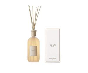 Culti Diffusore Bastoncini Stile da 1000 ml Milano | Fragranza MAREMINERALE, al midollino, accordo Mare, Musk Minerale. - Durata 3 Mesi - Metratura da 10 a 20 mq