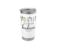 Cultivate Kindness Quote Christian Proverbs 3:3 Bible Verse Bicchiere termico in acciaio inox doppia parete