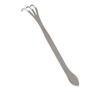 Cultivatore del rastrello in vaso, acciaio inossidabile 3 tini 24 cm Strumento di giardinaggio, manico ergonomico per la coltivazione del suolo che rinuncia a diserbo, design