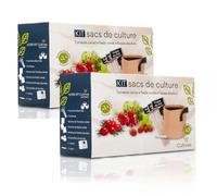 CULTIVEA 2 x kit pronto a crescere di erbe aromatiche - semi 100% biologici - Made in France - orto da interno - pianta (basilico, prezzemolo e erba cipollina) - idea regalo