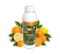 CULTIVERS Concime Liquido Biologico per Agrumi 1 L con NPK e microelementi Ferro Zinco Rame Manganese Molibdeno Boro + 6% Aminoacidi | Fertilizzante per Limone Arancio Mandarino Pompelmo