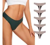 CuLtp Intimo Mestruale da Donna Perizoma Taglie Forti Slip Mestruali A Prova di Perdite Mutandine Elastiche Morbide da Donna Mutande Mestruali Slip Bikini A Vita Bassa- Coffee||L