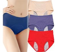 CuLtp Mutandine da Donna A Vita Alta, Lavabile Riutilizzabile, Slip Post Parto Intimo Periodico Protettive Mestruazioni