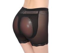 CuLtp Mutandine per L'Anca, Silicone Pantaloni per Sollevare Il Sedere da Donna con Glutei Finti, Reti Prospettiche Mutandine Culo Finte, Orlo in Pizzo Mutande Imbottite