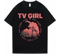 Cults TV Girl One Night Only T-Shirt Mens Black T-Shirt 3XL