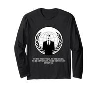 Cultura anonima degli hacker | Anonimo Hacker Culture Maglia a Manica