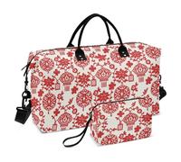Cultura cinese Paper Cut Art Grande Borsa da Viaggio Weekender Borsa Sport Palestra con Cinghia Regolabile per Sport Pieghevole bolso Viajero para Mujer