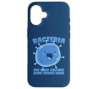 Cultura dei batteri dicendo Biologia Organismo Custodia per iPhone 16