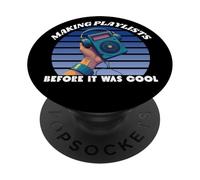Cultura retrò anni '80, musicisti, musica retrò anni '80 PopSockets PopGrip Adesivo