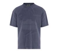 CULTURA - T-shirt in cotone con logo - - Tops - Uomo - Blu - S