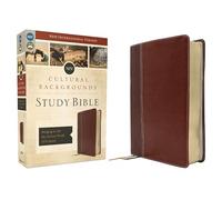 Cultural Backgrounds Study Bible: Bringing to Life the Ancient World of Scripture, Nvi, Context Changes Everything, Brown, Red Letter