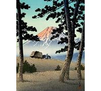 Cultural Nature Landscape Japan Fuji Kawase Hasui Art Print Poster Wall Decor 12X16 Inch Culturale Natura Paesaggio Giappone Manifesto Parete
