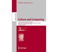 Culture and Computing: 14th International Conference, C&C 2026, Held as Part of the 28th HCI International Conference, HCII 2026, Montreal, QC, Canada, July 26-31, 2026, Proceedings, Part II: 16726