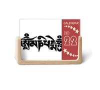 Culture Black Character Pattern 2022 - Calendario da tavolo, 12 mesi