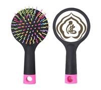 Culture Character Figure Pattern Salon Detangling Hair Brush Cushion Base