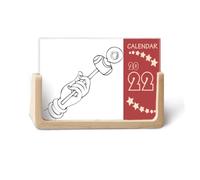 Culture Hand Line Disegno Semplice Modello 2022 Calendario da scrivania Planner 12 mesi