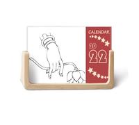 Culture Lotus Hand Pattern 2022 - Calendario da tavolo per 12 mesi