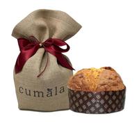 Cumala Panettone Artigianale Tradizionale con Uvetta e Canditi da 1 kg. Metodo a 3 Impasti, con Lievito Madre, 72 Ore di Lievitazione e Confezione Ricercata
