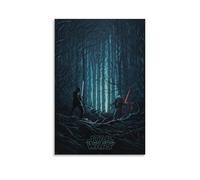 Cumbrjde Poster su tela del film Star Wars Il risveglio della Forza, poster decorativo da parete 30 x 45 cm, senza cornice, Star Wars The Force Awakens
