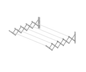 Cuncial Stendibiancheria automatico TZ-S-3, stendibiancheria da parete a 3 corde. 15 m di estensione