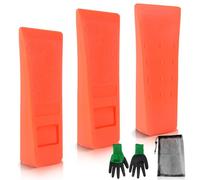 Cunei di Abbattimento Cunei da Abbattimento in Plastica Sicuri 3pcs Cunei per Motosega 6 Pollici Cunei per Taglio Alberi Riutilizzabile e Durevoli per l'Abbattimento Controllato Degli Alberi