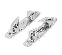 Cunei di Prua per Barche, Akozon 2pcs 4.69in Bitte di Ormeggio di Ancoraggio Sinistra Destra Passacavo per Barche in Acciaio Inossidabile per Yacht Marini