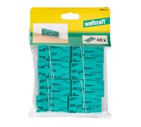Cunei distanziatori in plastica Wolfcraft 40 pezzi