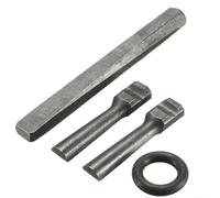 Cunei e Piume 120mm per Scultori e Scalpellini | Acciaio temprato ad alta resistenza, ideale per granito duro, basalto e calcestruzzo rinforzato