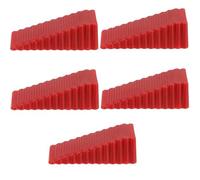 Cunei fermaporta, 1-5 pezzi Fermaporta antiurto riutilizzabili for ufficio domestico e portaoggetti(Red,1pcs)