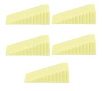 Cunei fermaporta, 1-5 pezzi Fermaporta antiurto riutilizzabili for ufficio domestico e portaoggetti(Yellow,5pcs)