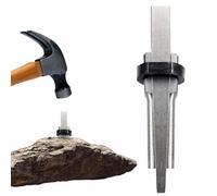 Cunei per spaccare la roccia | Cuneo di pietra resistente | Cuneo separatore di pietra, spessore e cuneo separatore per calcestruzzo scalpello e roccia utensili manuali