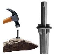 Cunei per spaccare la roccia, spaccalegna, cunei di roccia di spaccatura, spaccalegna per roccia resistente, spaccalegna e cuneo, strumenti di divisione della pietra per graniti, calcestruzzo,