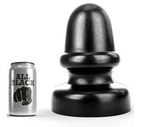 Cuneo Anale All Black con Punta Arrotondata colore nero 23 cm