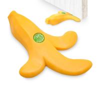 Cuneo fermaporta a forma di banana - Fermaporta divertenti e originali, a forma di frutta, a forma di cuneo - Fermaporta a forma di banana in gom