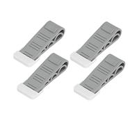 Cuneo fermaporta per carichi pesanti |Fermaporta inferiore in gomma impilata da 4 pezzi per casa/ufficio/porte scorrevoli |Adesivo e presa integrati: migliorano il design