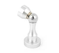 Cuneo for porta, fermaporta, protezione for cuneo, tampone fermaporta, fermaporta, home office 28 m_m x 25 m_m Porte in lega di alluminio tono argento Tappo magnetico Supporto for base rotonda