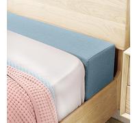 Cuneo per riempire il divario tra materasso e testiera/parete/letto, ponte d'amore per materassi per tutti i tipi di materassi, spugna ad alta densità con rivestimento rimovibile (80 x 3 x 3 cm,