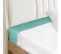 Cuneo per riempire il divario tra materasso e testiera/parete/letto, ponte d'amore per materassi per tutti i tipi di materassi, spugna ad alta densità con rivestimento rimovibile(Verde chiaro,160x10x2
