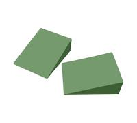 Cuneo per squat per sollevare il tallone, antiscivolo, leggero e portatile, cuneo rialzato per squat, stabile, per fitness, flessioni, sollevamento pesi, yoga, unisex