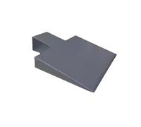 Cuneo Per Squat Pilates Reformer Machine Wedge Block Brick Slant Board Solleva il blocco for la costruzione muscolare, resistenza del corpo, lo stretching, l'allenamento dell'equilibrio(Gray)