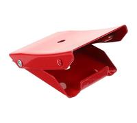 Cuneo Portatile per Ruote Triangolare Rosso in Acciaio Camper | Supporto Antiscivolo Robusto, per Pneumatico Auto e Ruota Moto, per Camper e Camion