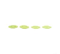 Cuneo Regolazione Angolo 1° 3° per MTB | Spessori 1mm e 2mm, compensa differenza lunghezza gambe, aumenta efficienza pedalata, verde lime(B)